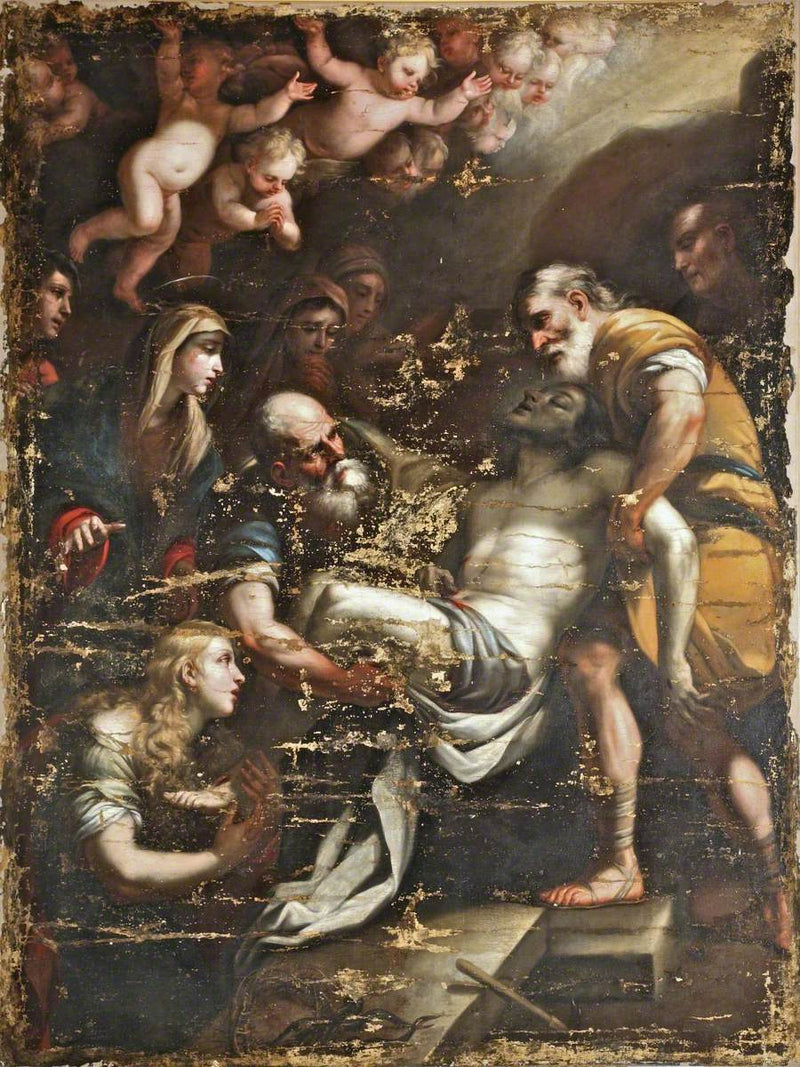 Begravelsen - Luca Giordano