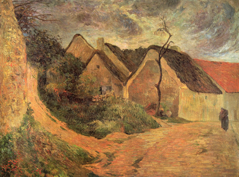 Osnys indgang i stormvejr - Paul Gauguin