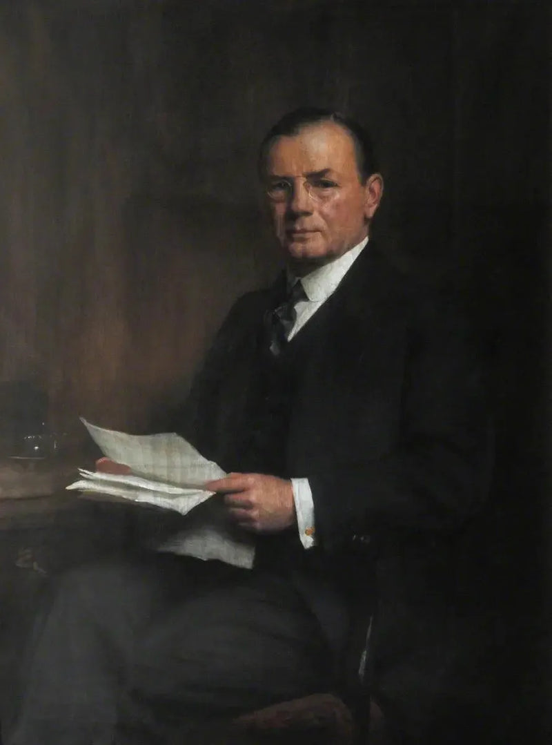Leopold Charles Maurice Stennet Amery (1873–1955), CH, Udstiller (1892), Æres Fellow (1946), Statssekretær for Indien (1940–1945) - Luke Fildes