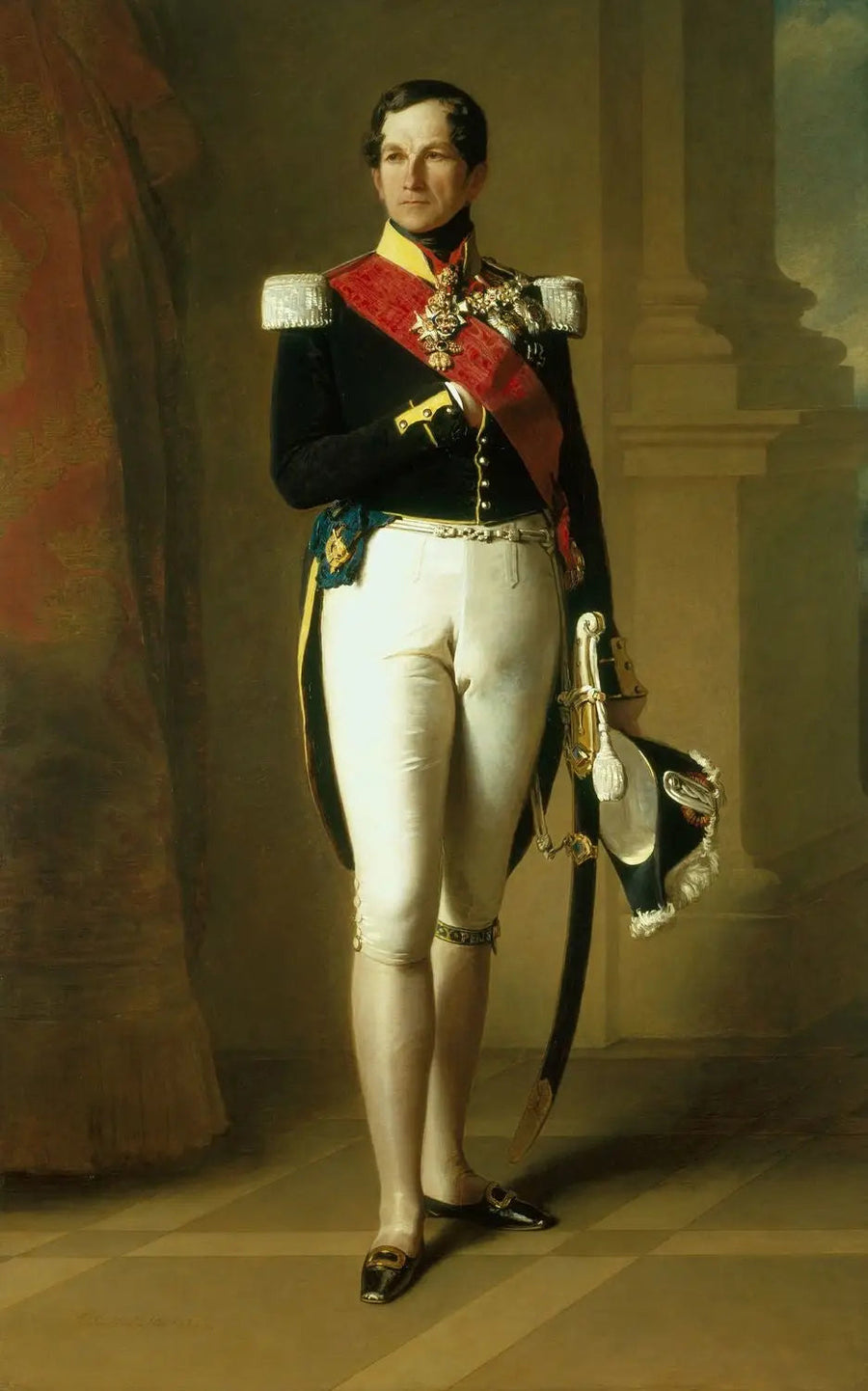 Léopold I, kong af Belgien (1790-1865) - Franz Xaver Winterhalter