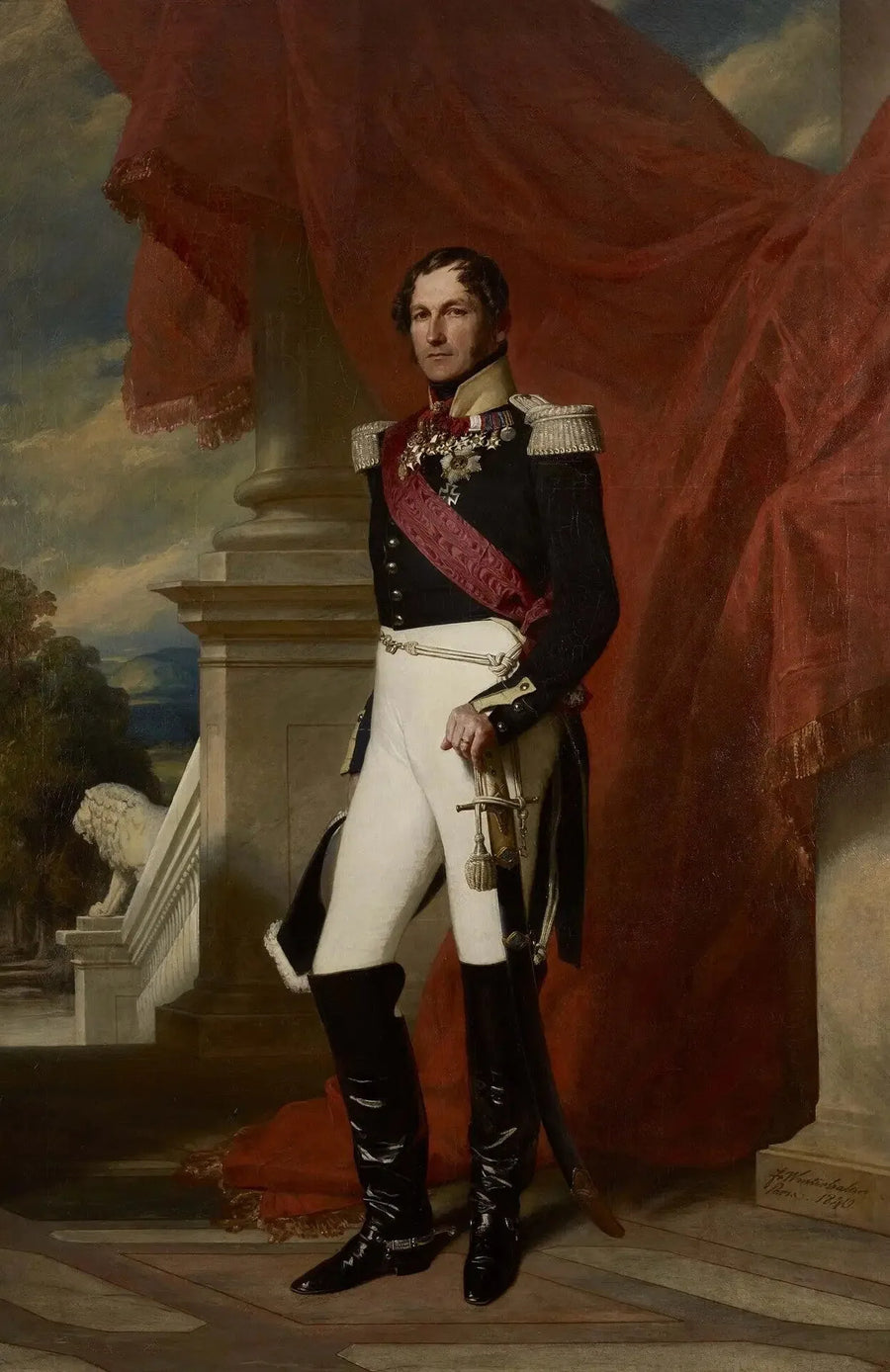 Léopold I, kongen af Belgien - Franz Xaver Winterhalter