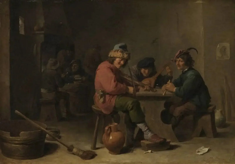 Landmændene spiller musik - David Teniers den Yngre