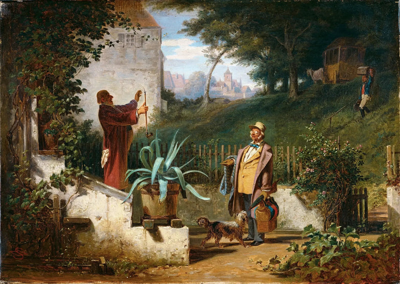 Barndomsvenner - Carl Spitzweg