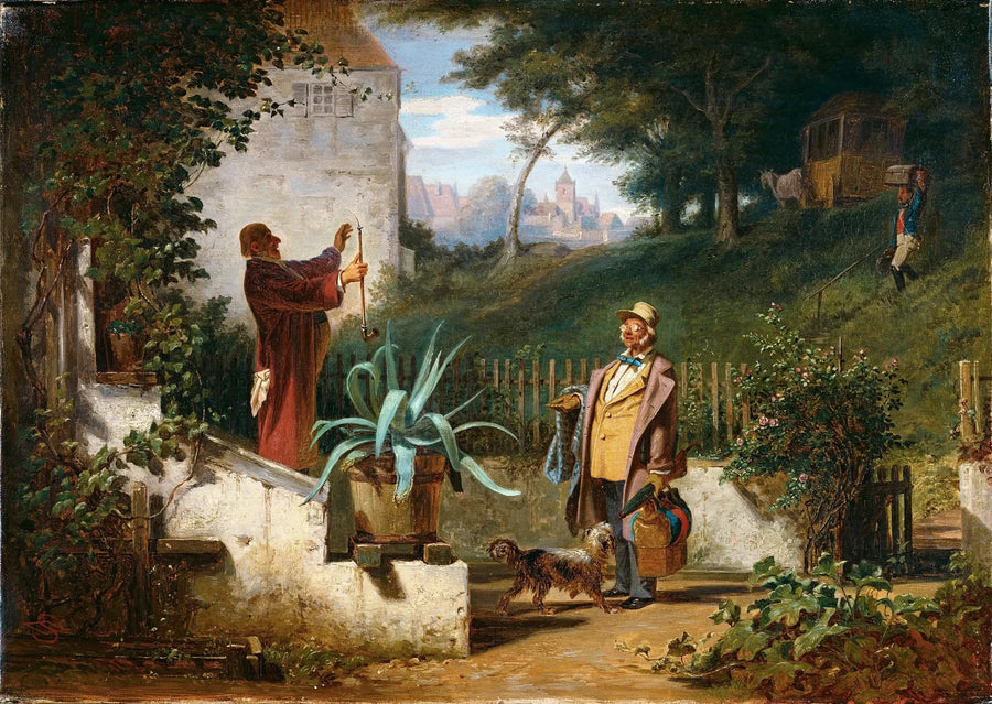Barndomsvenner - Carl Spitzweg