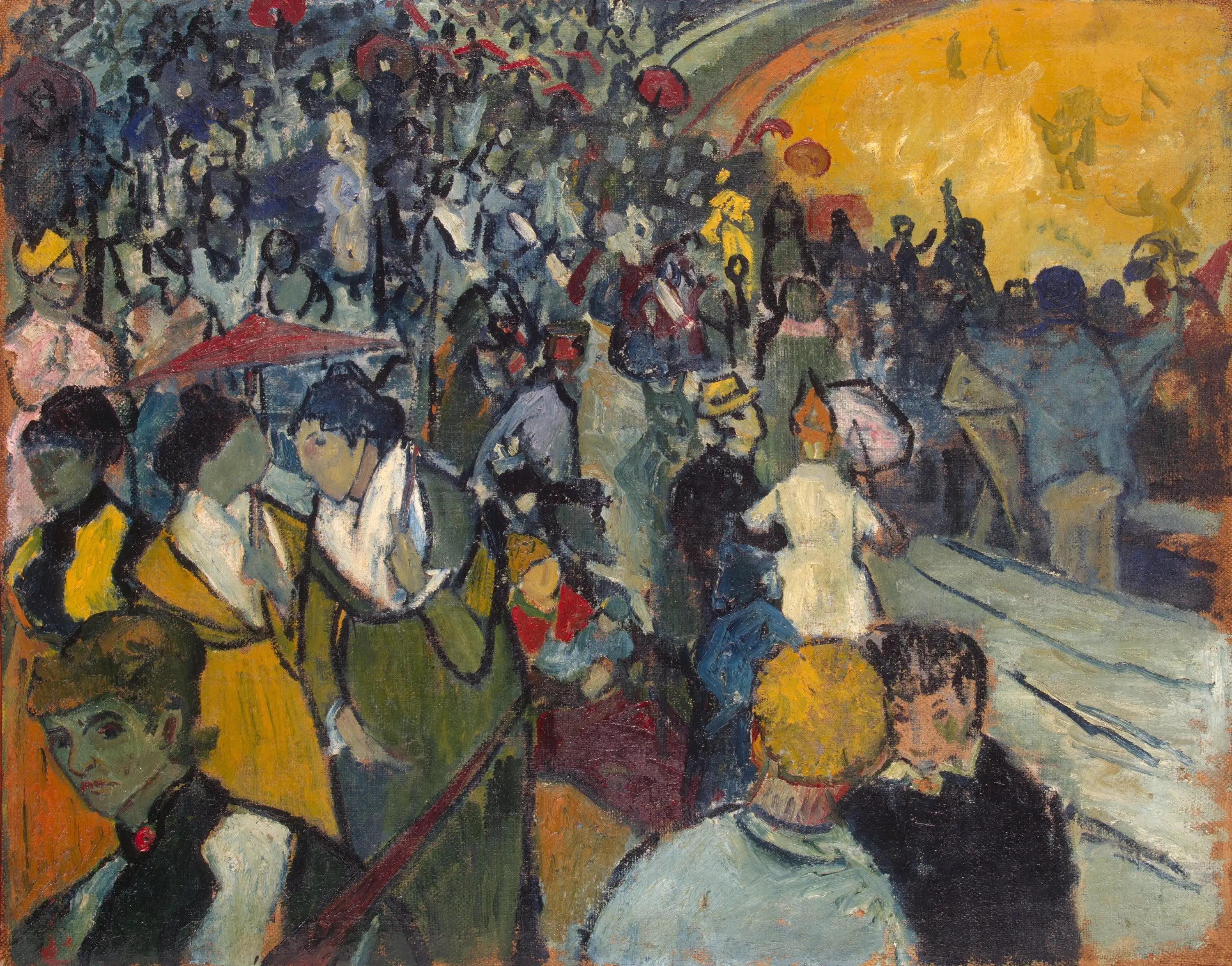 Les Arènes d'Arles - Vincent van Gogh image 1 reproduction artisanale de tableau