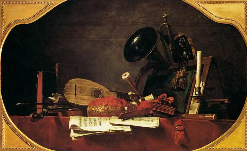 Musikens attributter - Jean Siméon Chardin