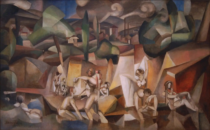 Baderinderne - Albert Gleizes
