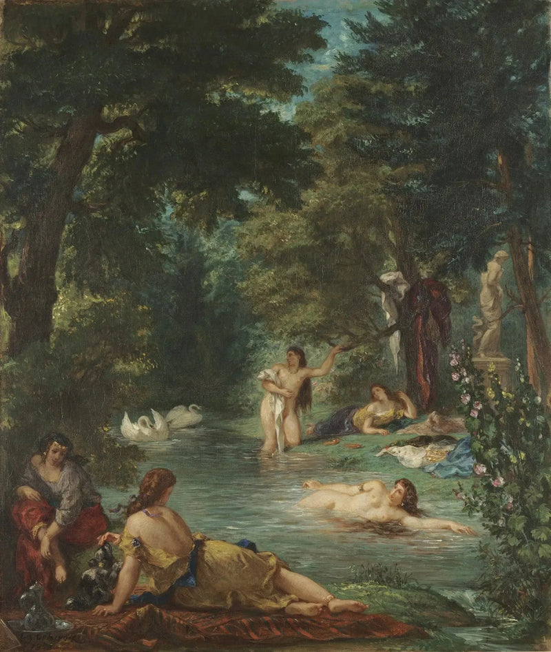 Badende kvinder - Eugène Delacroix