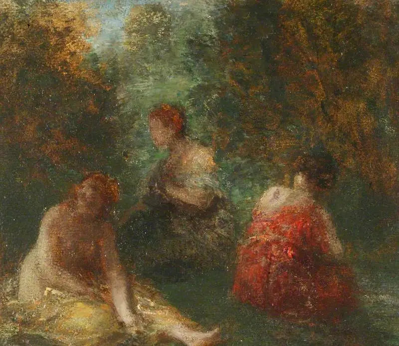 Les Baigneuses - Henri Fantin-Latour image 1 reproduction de peinture à l’huile