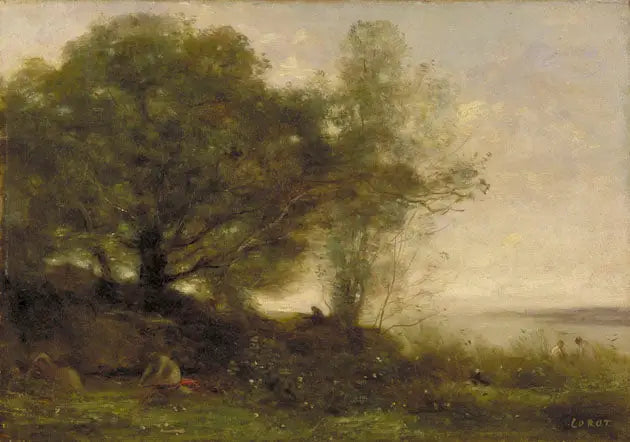 De Badende - Jean-Baptiste Camille Corot