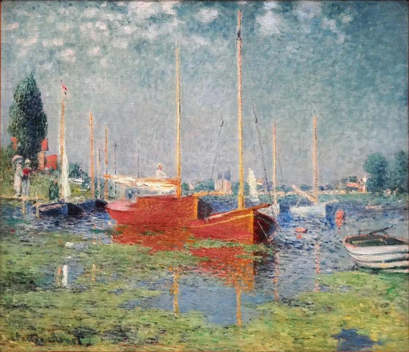 De røde både, Argenteuil - Claude Monet