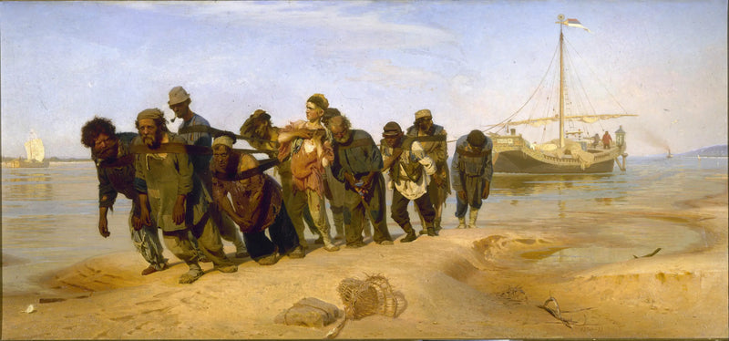 Bådførerne på Volgaen - Ilya Repin