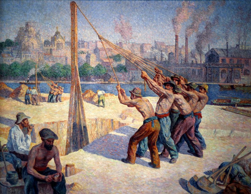 Pælebankerne - Maximilien Luce