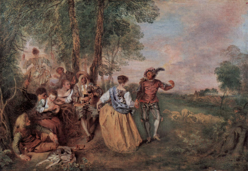 De Fårhyrder - Antoine Watteau