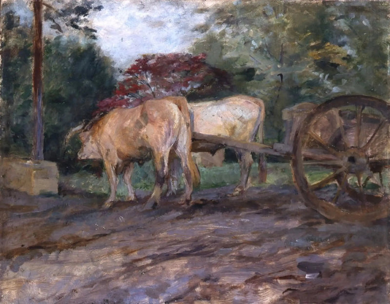 Bøffer under åget - Henri de Toulouse-Lautrec