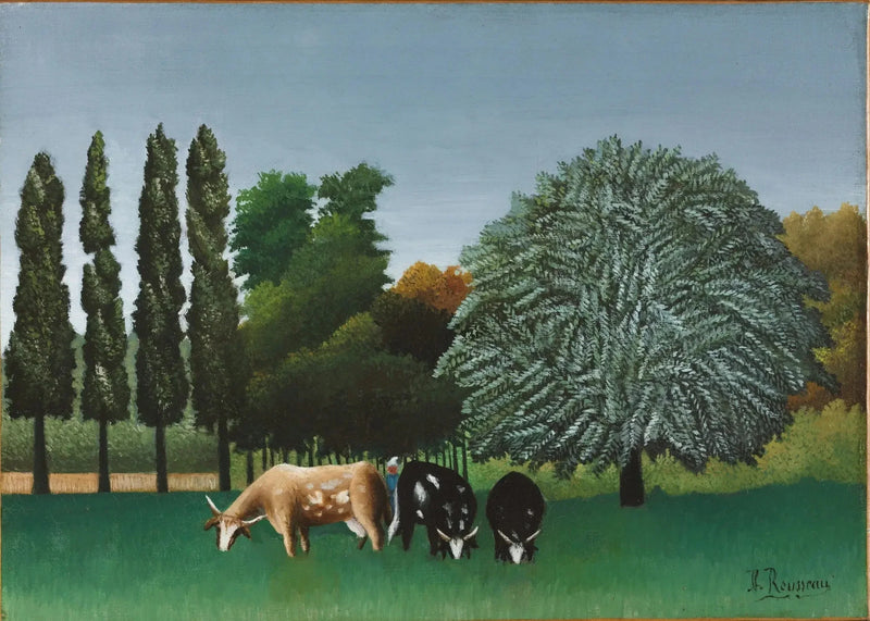 Oise-flodens bredder - Henri Rousseau