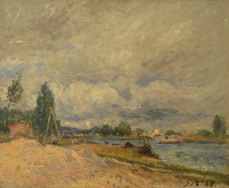 Bredderne af Loing - Alfred Sisley