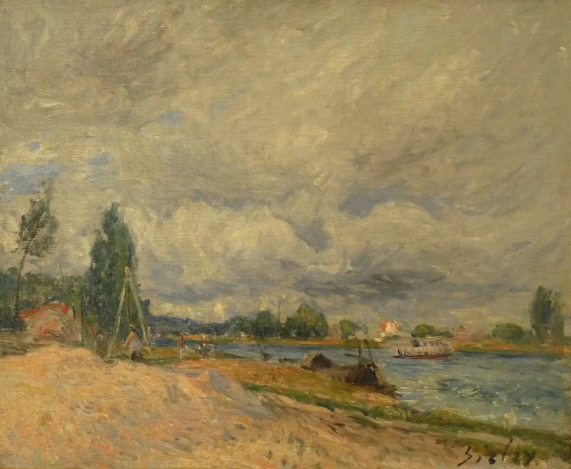 Bredderne af Loing - Alfred Sisley