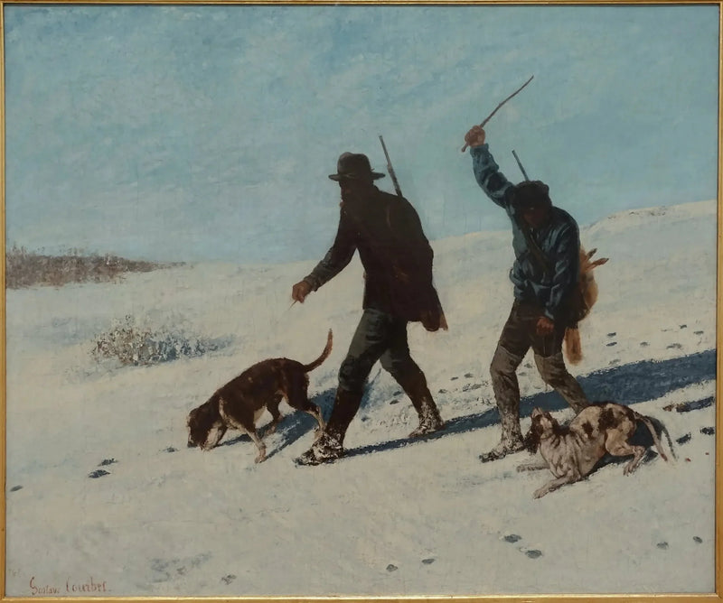 Jægere, Ornans - Gustave Courbet