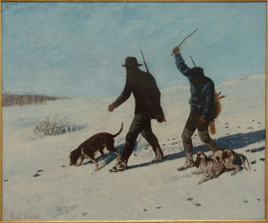 Jægere, Ornans - Gustave Courbet