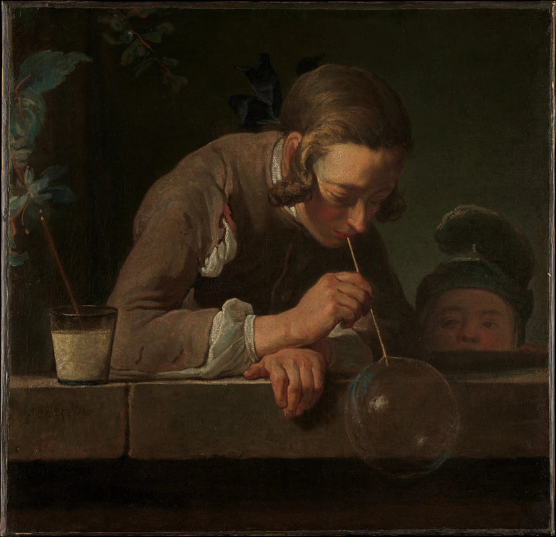 Sæbebobler - Jean Siméon Chardin