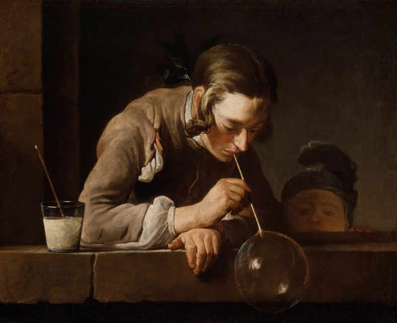 Sæbebobler - Jean Siméon Chardin