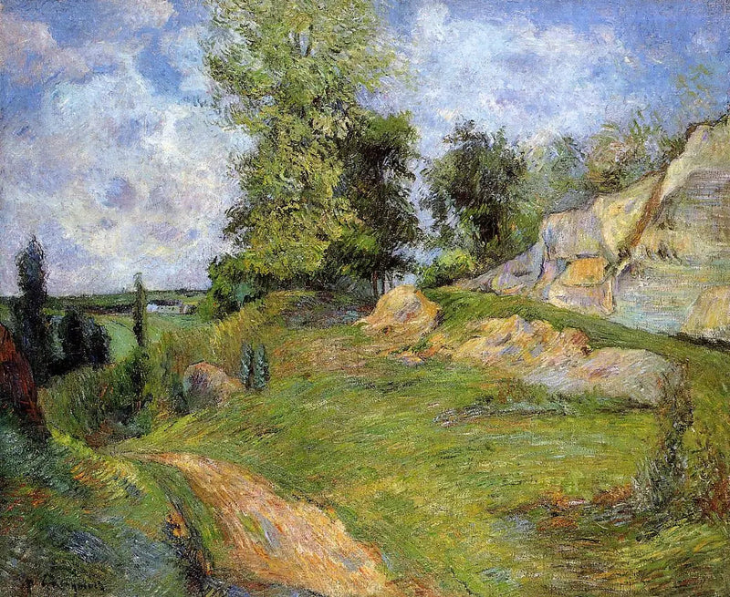 Kålbruddene nær Pontoise - Paul Gauguin