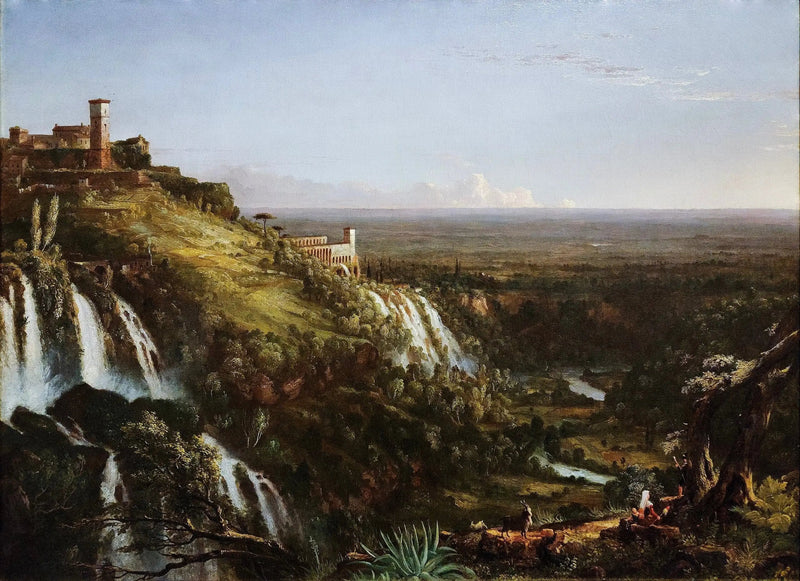 Les Cascatelli, Tivoli, mod Rom - Thomas Cole
