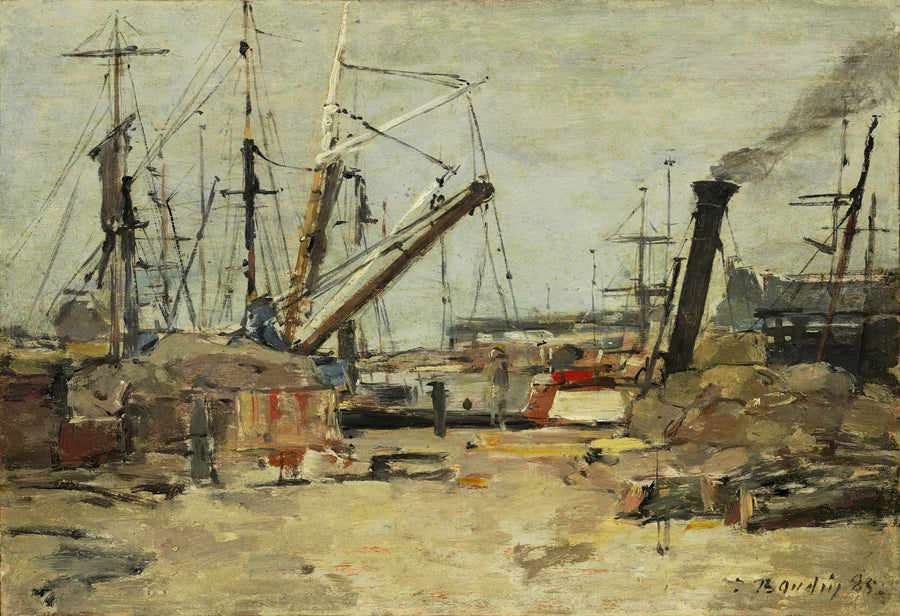 Fiskerbåde - Eugène Boudin