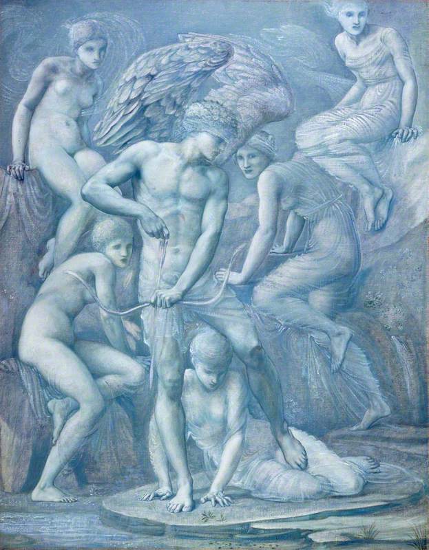 Cupids jagtområder - Edward Burne-Jones