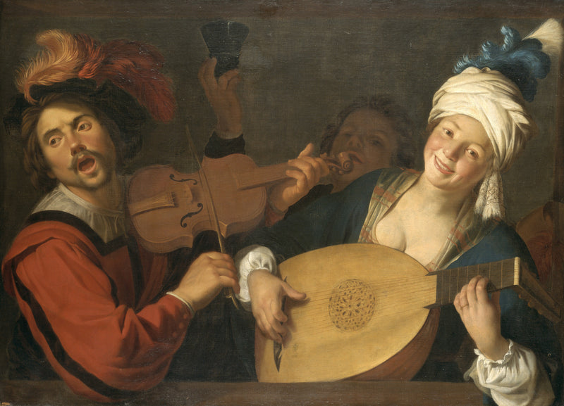 Sangerne - Gerrit van Honthorst