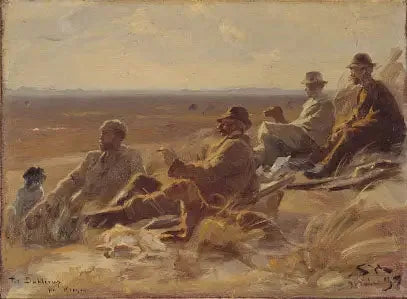 Skagensjægerne (lille version) - Peder Severin Krøyer