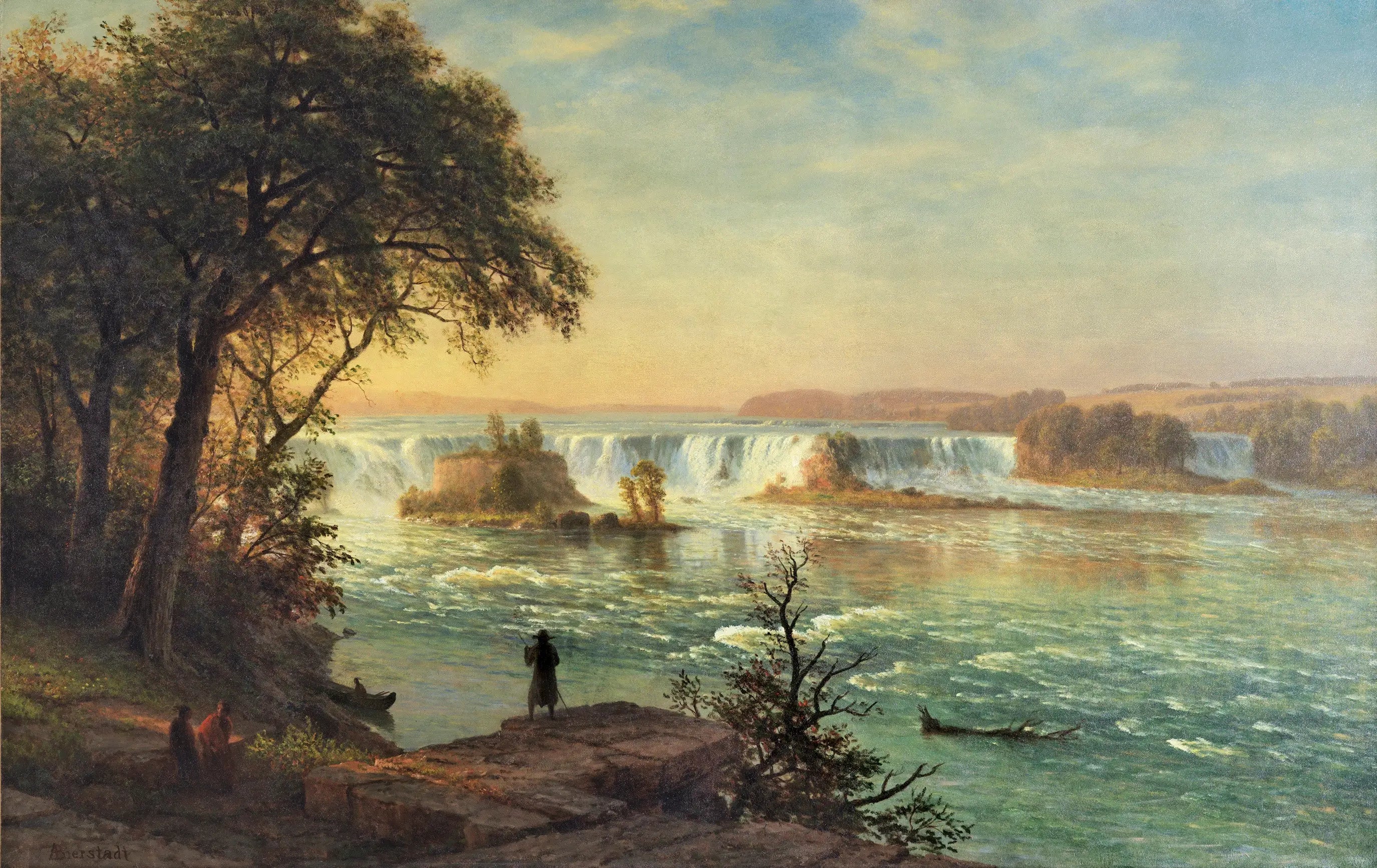 Les chutes de Saint-Antoine - Albert Bierstadt - Alpha Reproduction