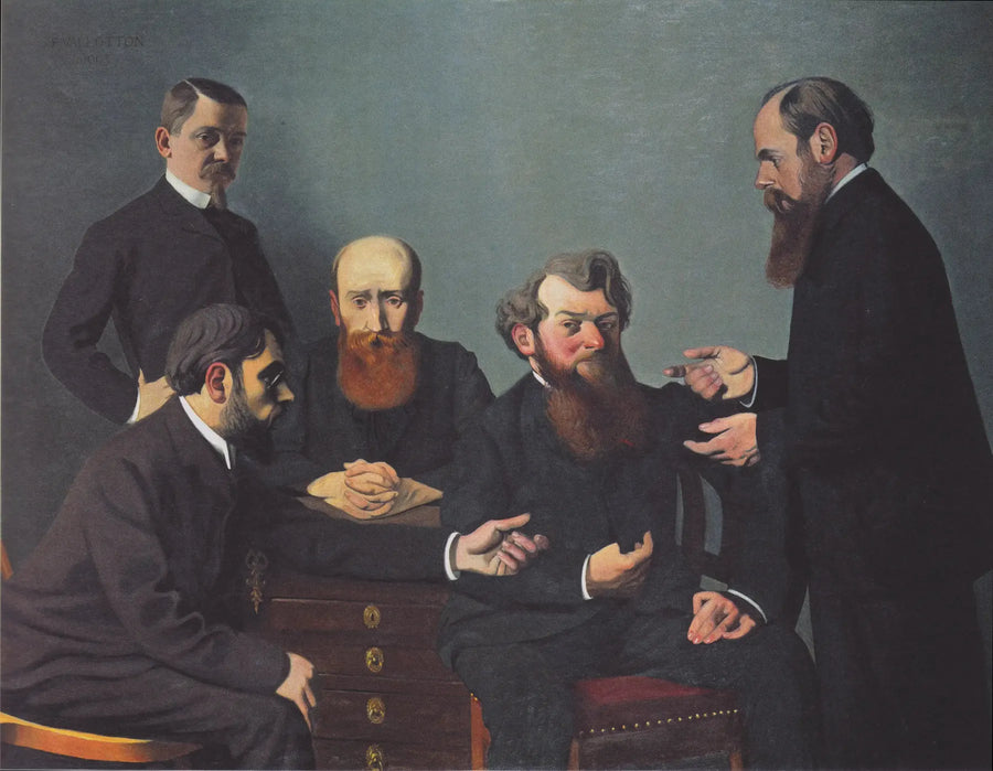 De fem malere - Félix Vallotton