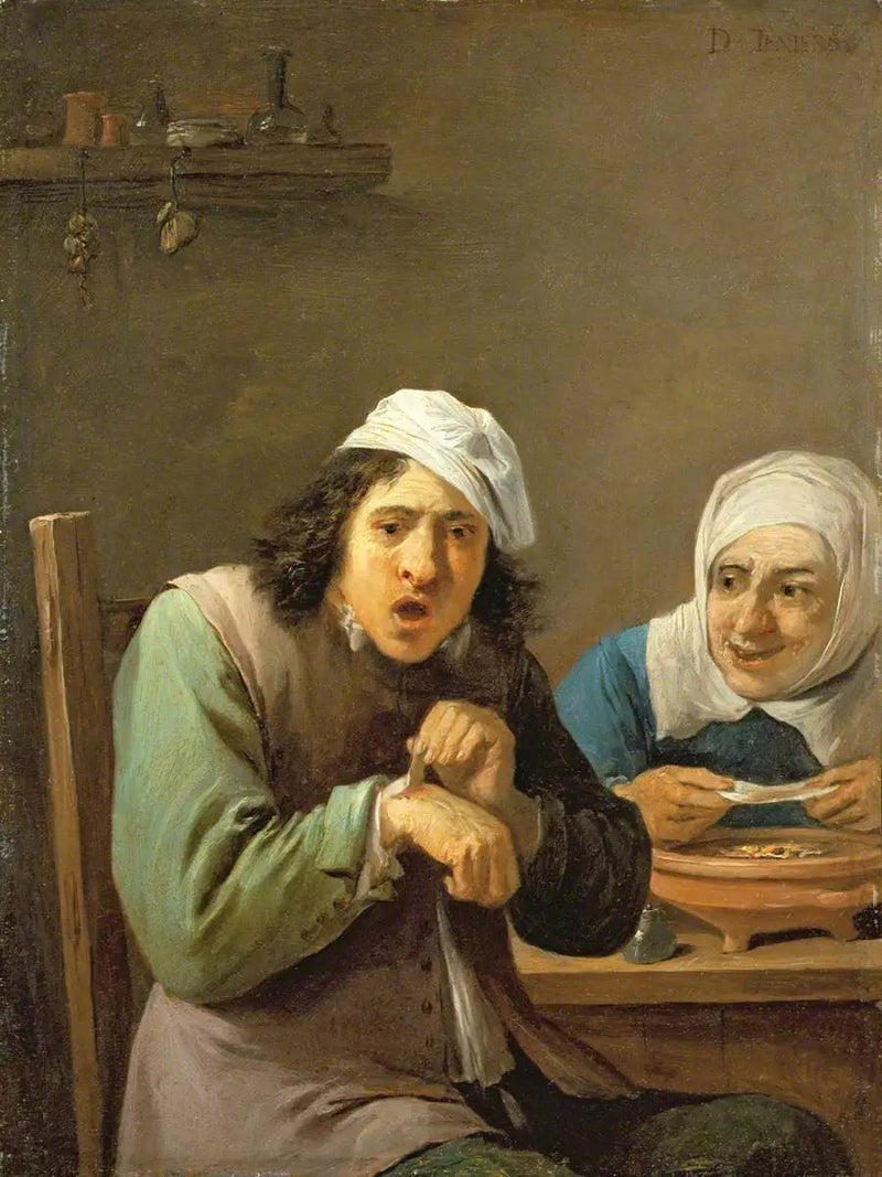 De fem sanser: følelse - David Teniers den Yngre