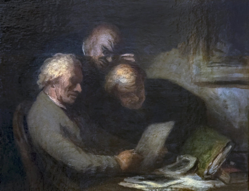 Samlerne af tryk - Honoré Daumier