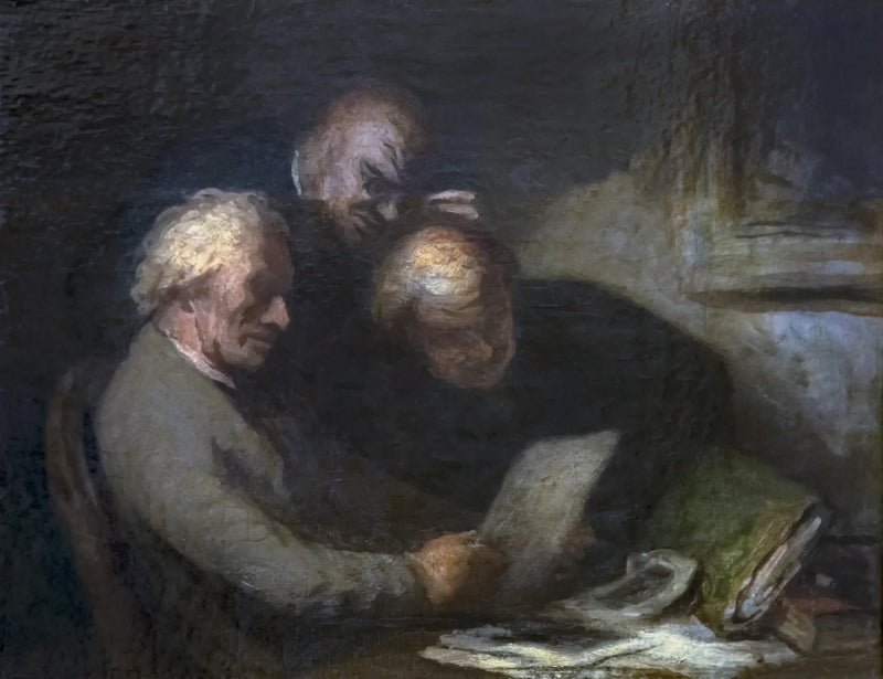 Samlerne af tryk - Honoré Daumier