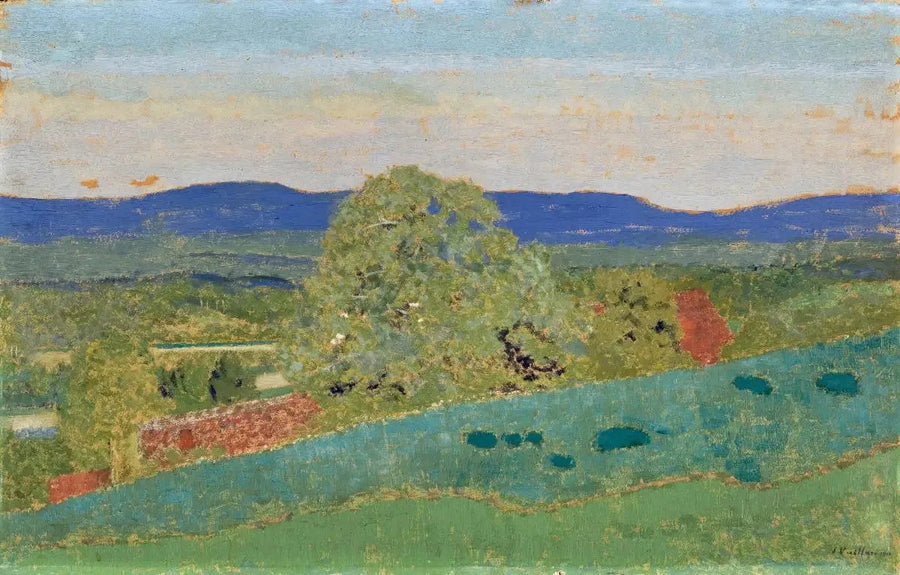 De blå bakker - Édouard Vuillard
