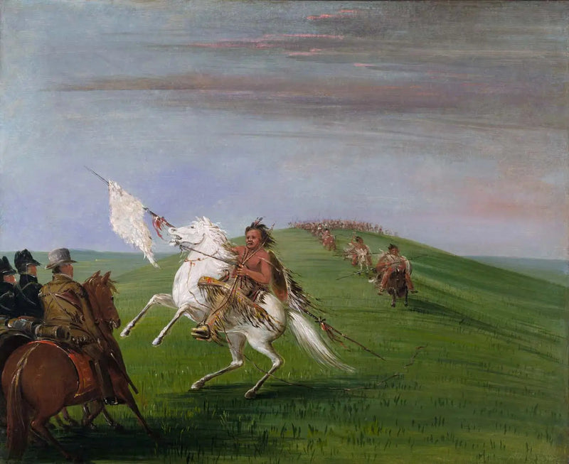 Les Comanches møder drager - George Catlin