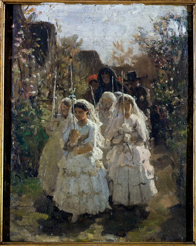 Les communiantes à Courrières - Jules Breton - Alpha Reproduction