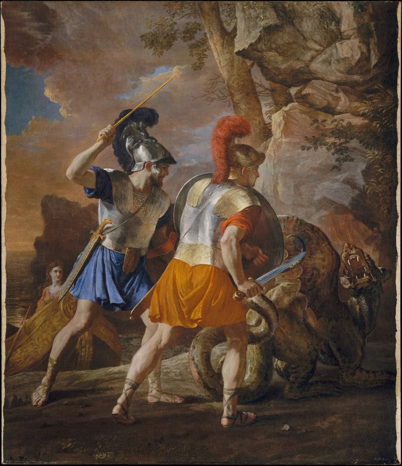 Renaud's Kammerater - Nicolas Poussin