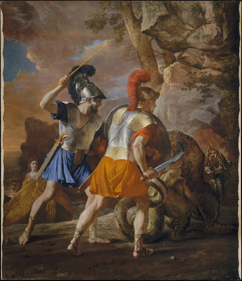 Renaud's Kammerater - Nicolas Poussin