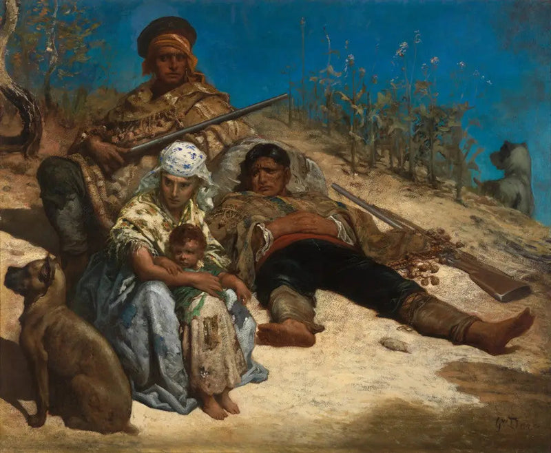 De spanske smuglere - Gustave Doré
