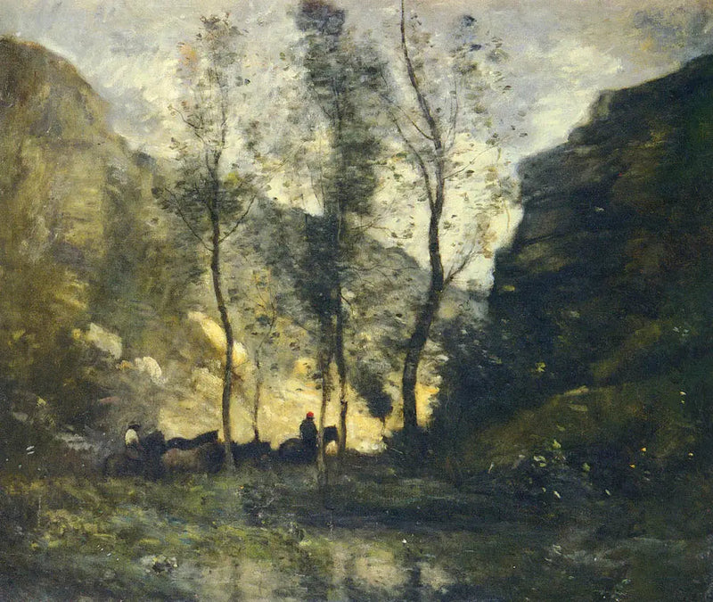 De smuglere - Jean-Baptiste Camille Corot