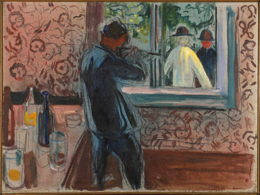 De uinviterede gæster - Edvard Munch