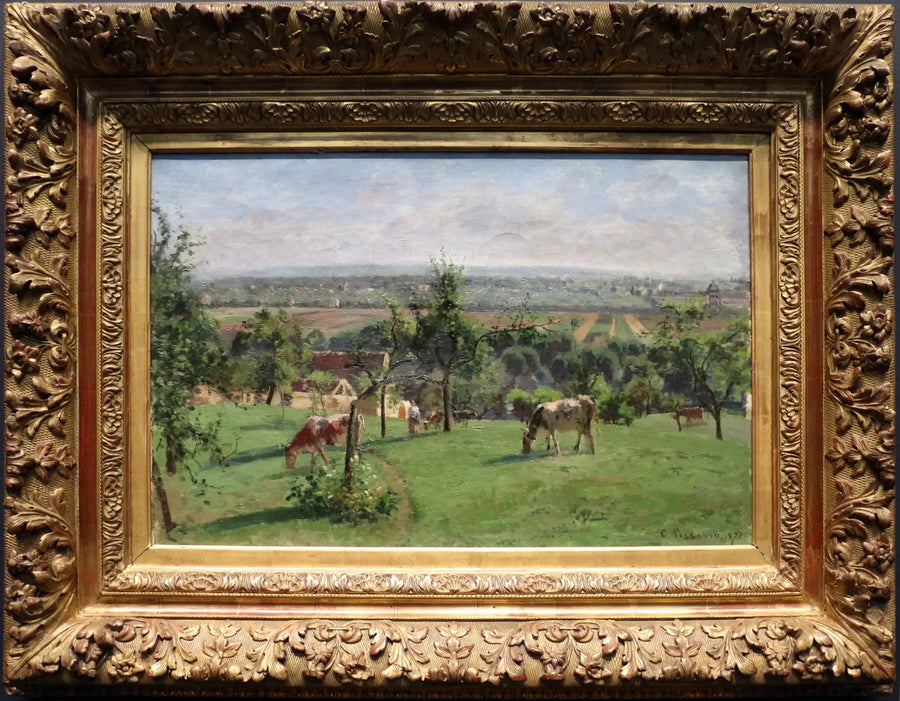 Vinskråningerne i Vésinet - Camille Pissarro