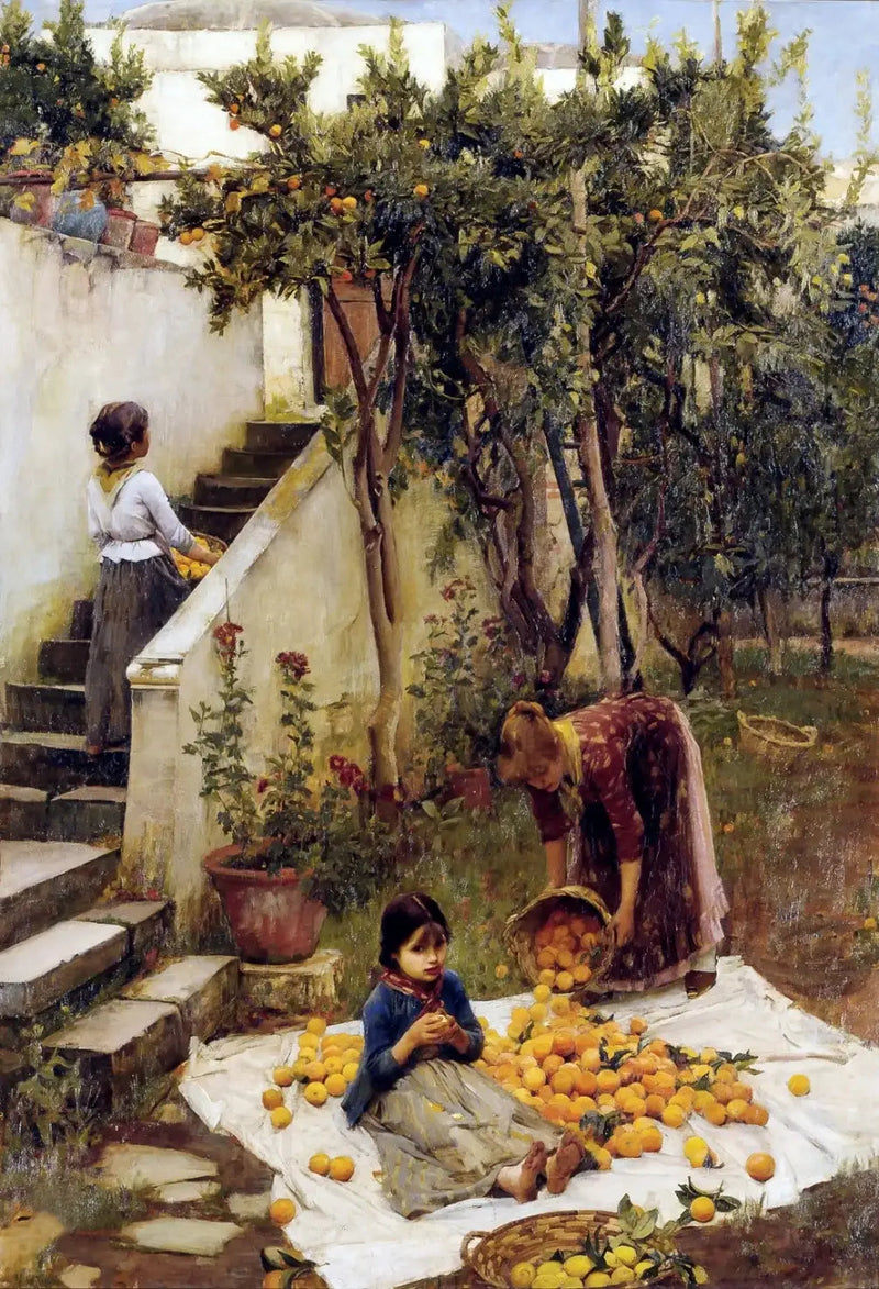 Appelsinerne - John William Waterhouse