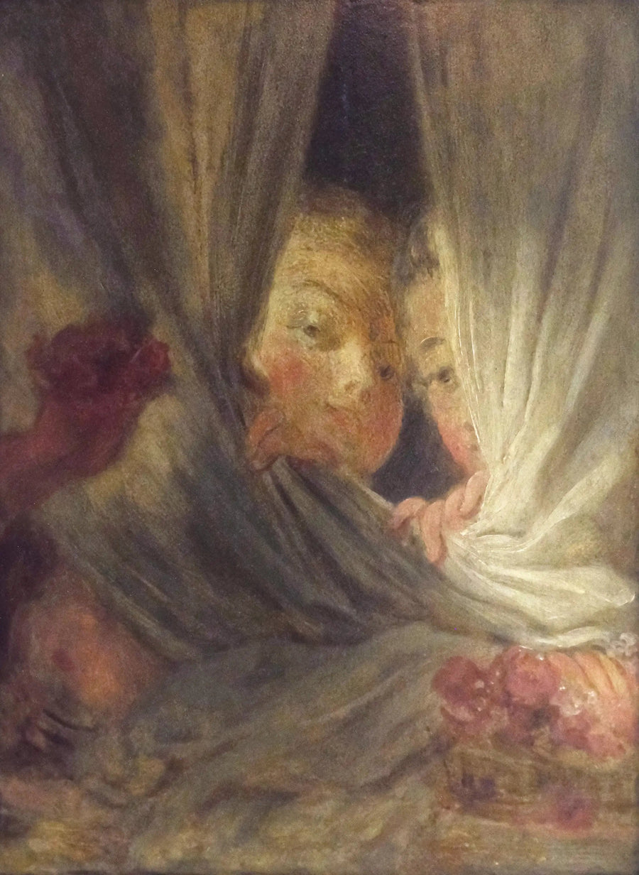 De nysgerrige - Jean-Honoré Fragonard
