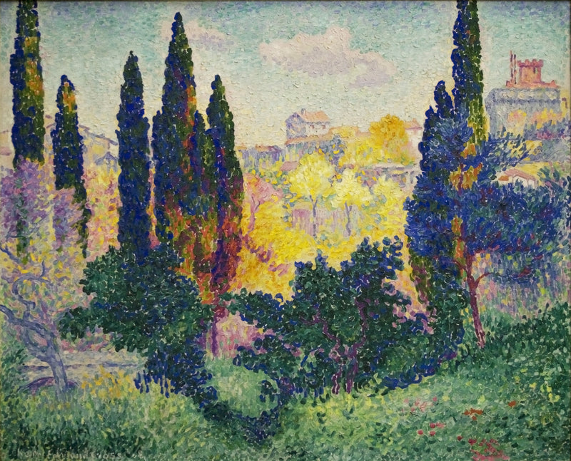Cypern ved Cagnes - Henri-Edmond Cross