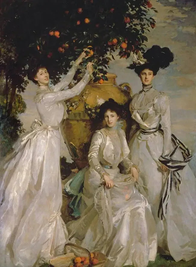 Damerne Alexandra, Mary og Theo Acheson - John Singer Sargent